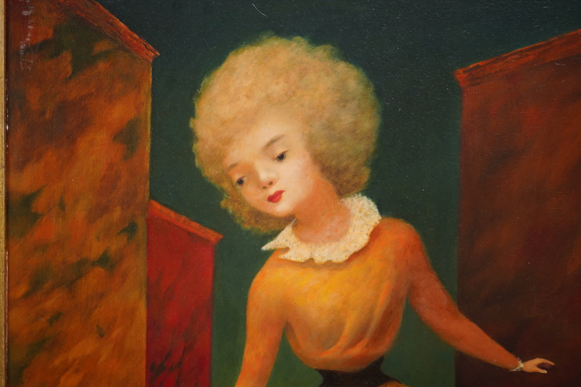 Philip Campbell Curtis, American (1907-2000), 'Girl with a Hoop'